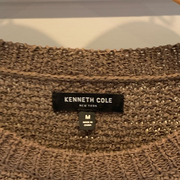 Kenneth Cole chunky knit cropped sweater size M - Picture 3 of 4